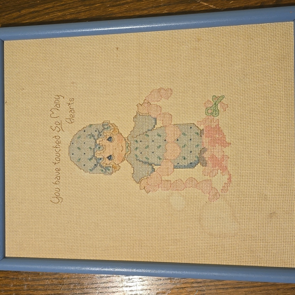 Sweet Vintage Precious Moments Cross-stitch!